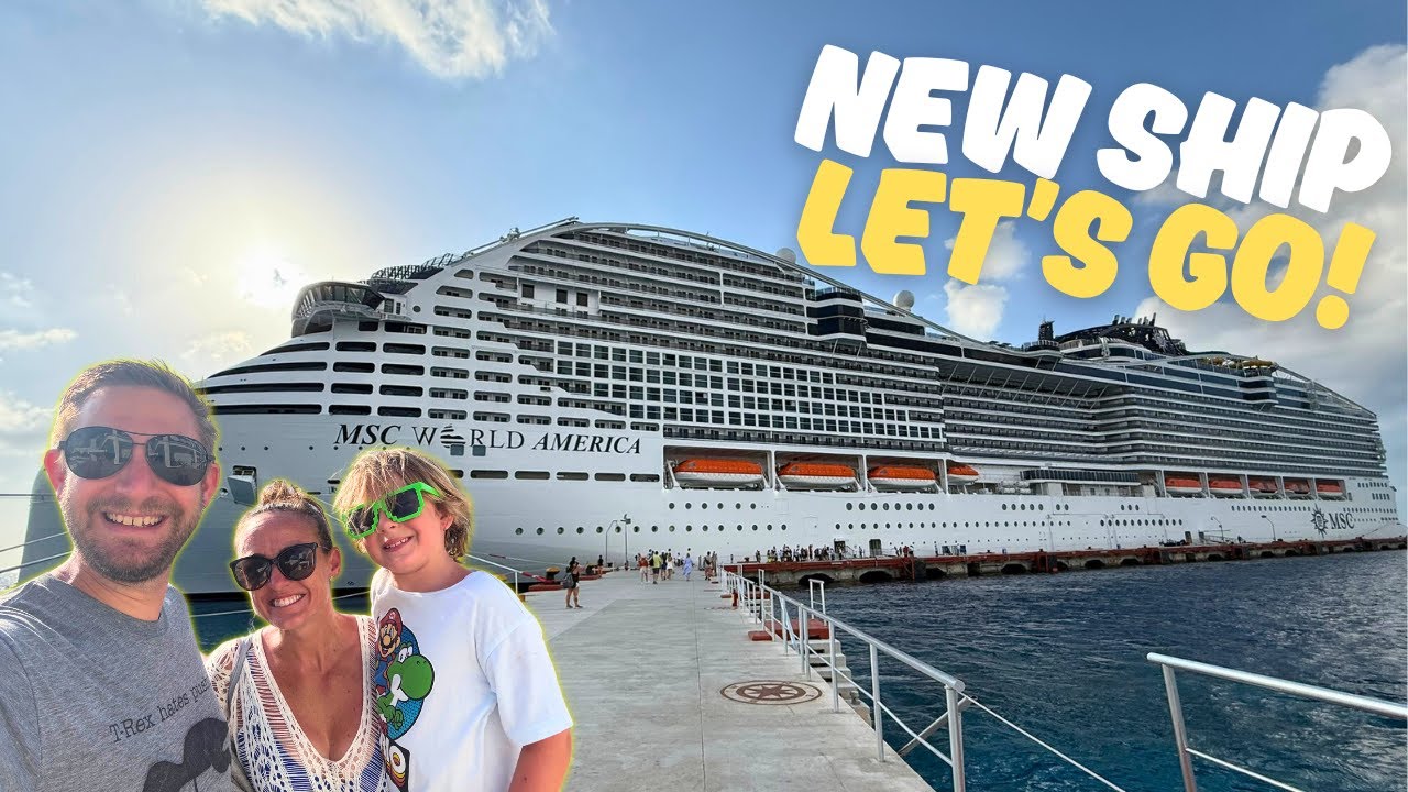 MSC World America BRAND NEW Embarkation Day!