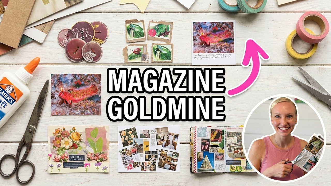 Turn Old Magazines Into Stunning Ephemera in 5 Min!