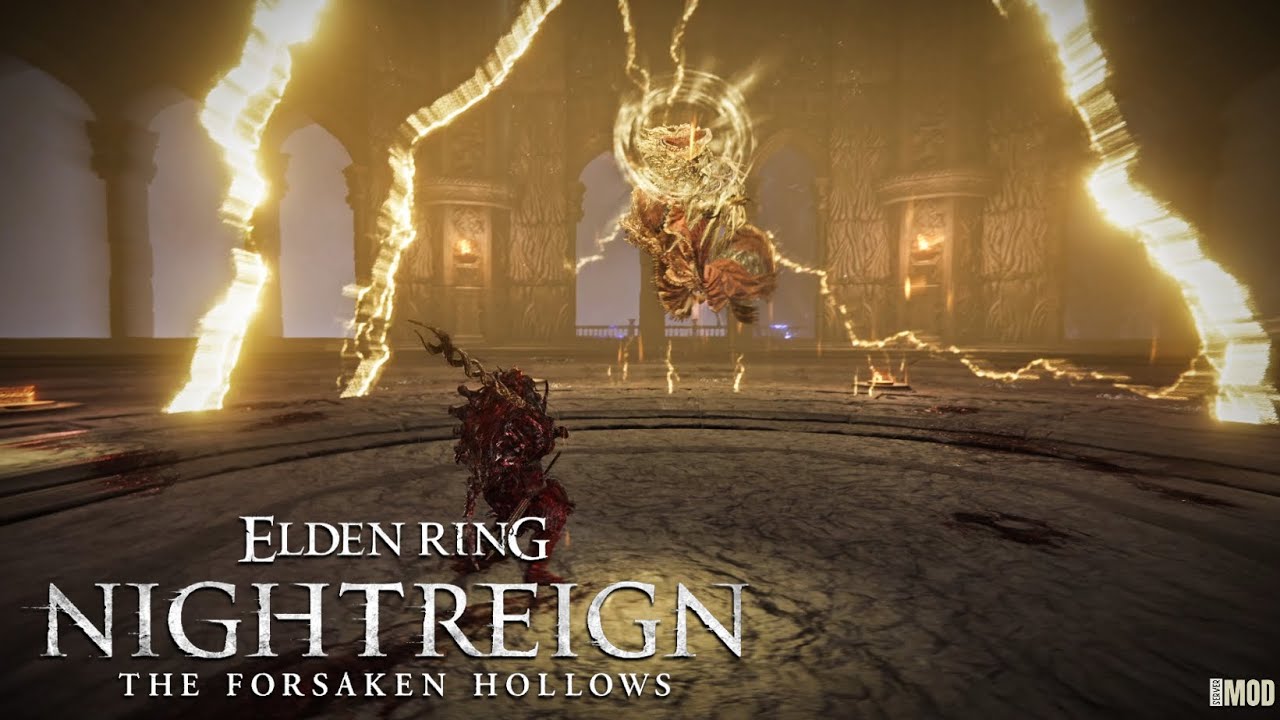 Divine Beast in Nightreign Boss Fight - Elden Ring Nightreign The Forsaken Hollows DLC