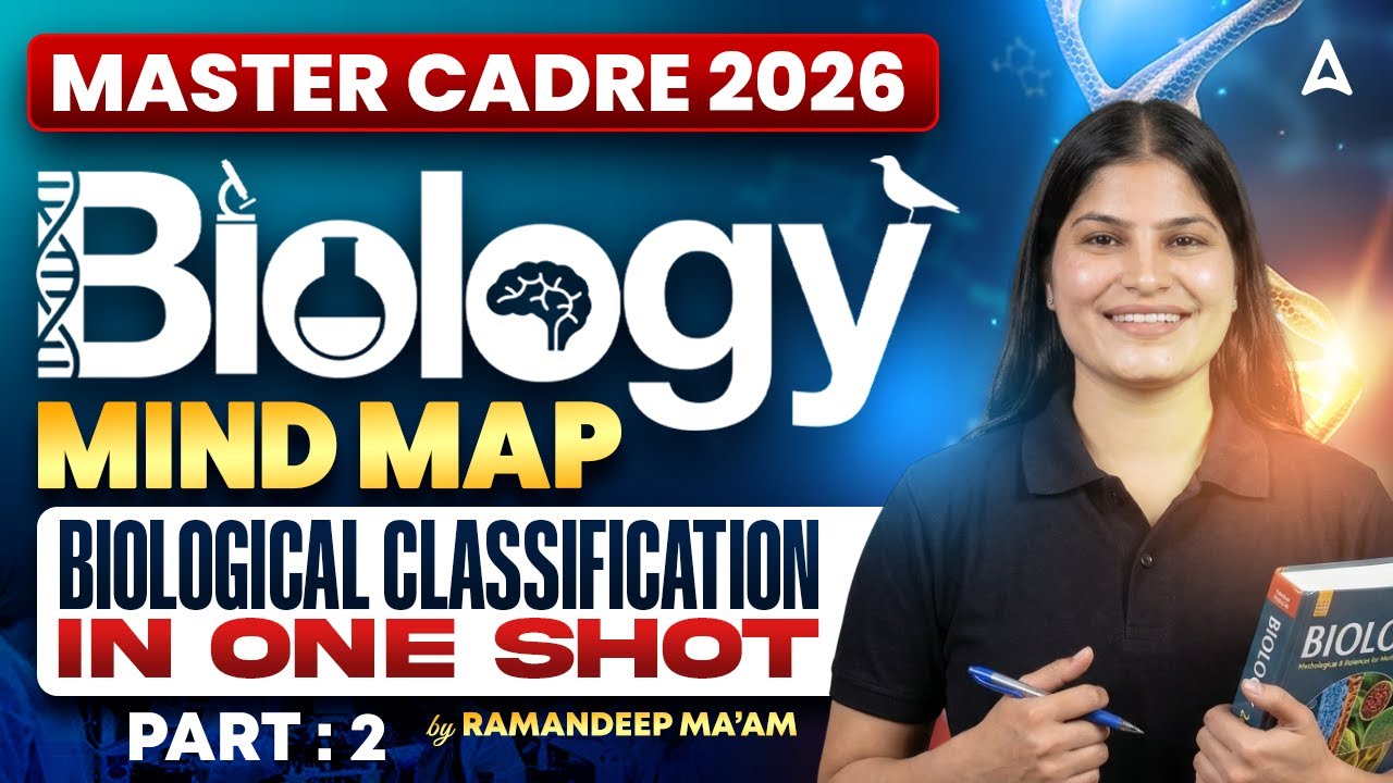 Master Cadre Biology Preparation 2026 | Biological Classification in One Shot By Ramandeep Ma'am #2