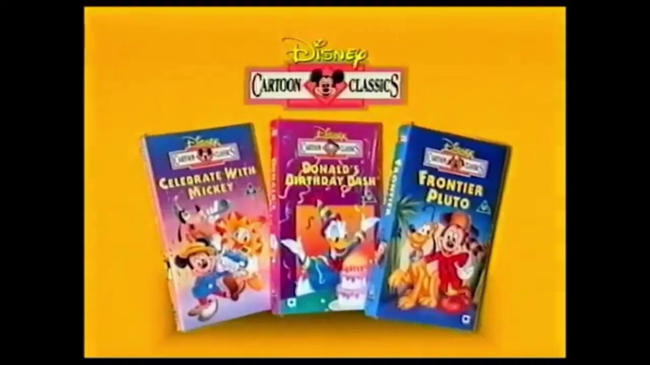 Walt Disney's Cartoon Classics Promo Trailer VHS