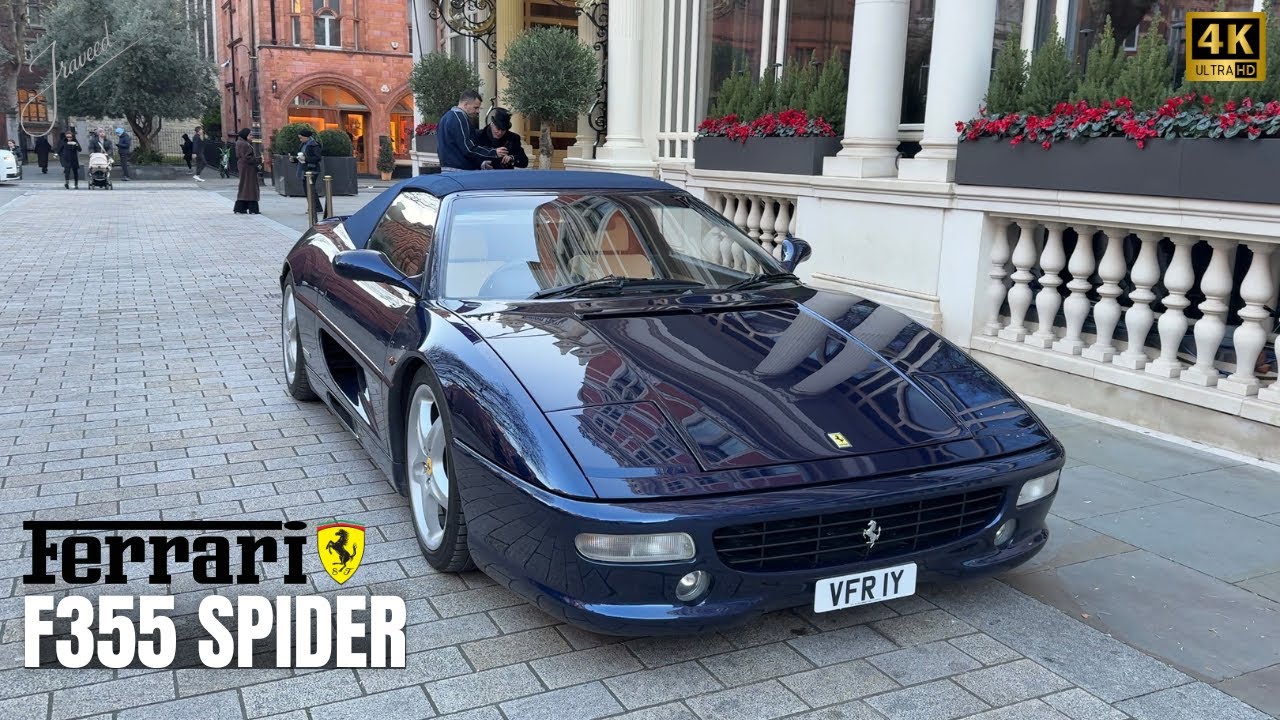 Ferrari F355 Spider in London | V8 Sound & Classic Supercar Presence