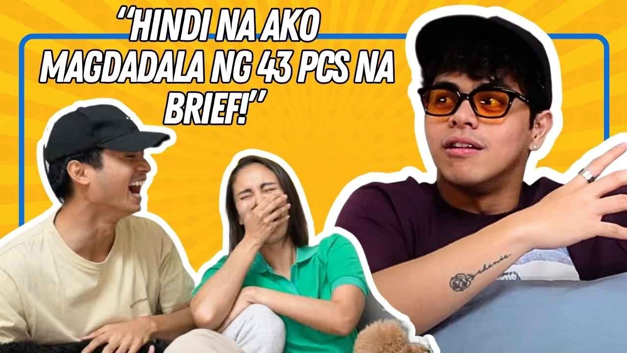 43 pieces ng brief ang dala ni Kokoy sa Running Man PH! | Megan & Mikael Podcast