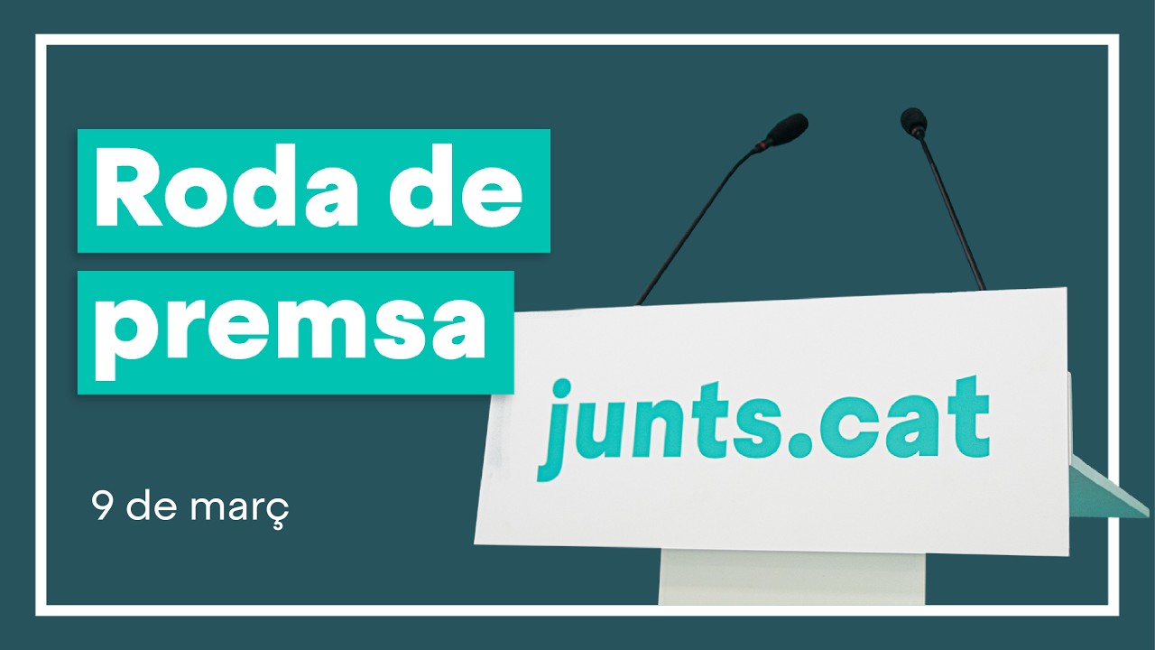 🎙 Roda de premsa - 09.03.2026