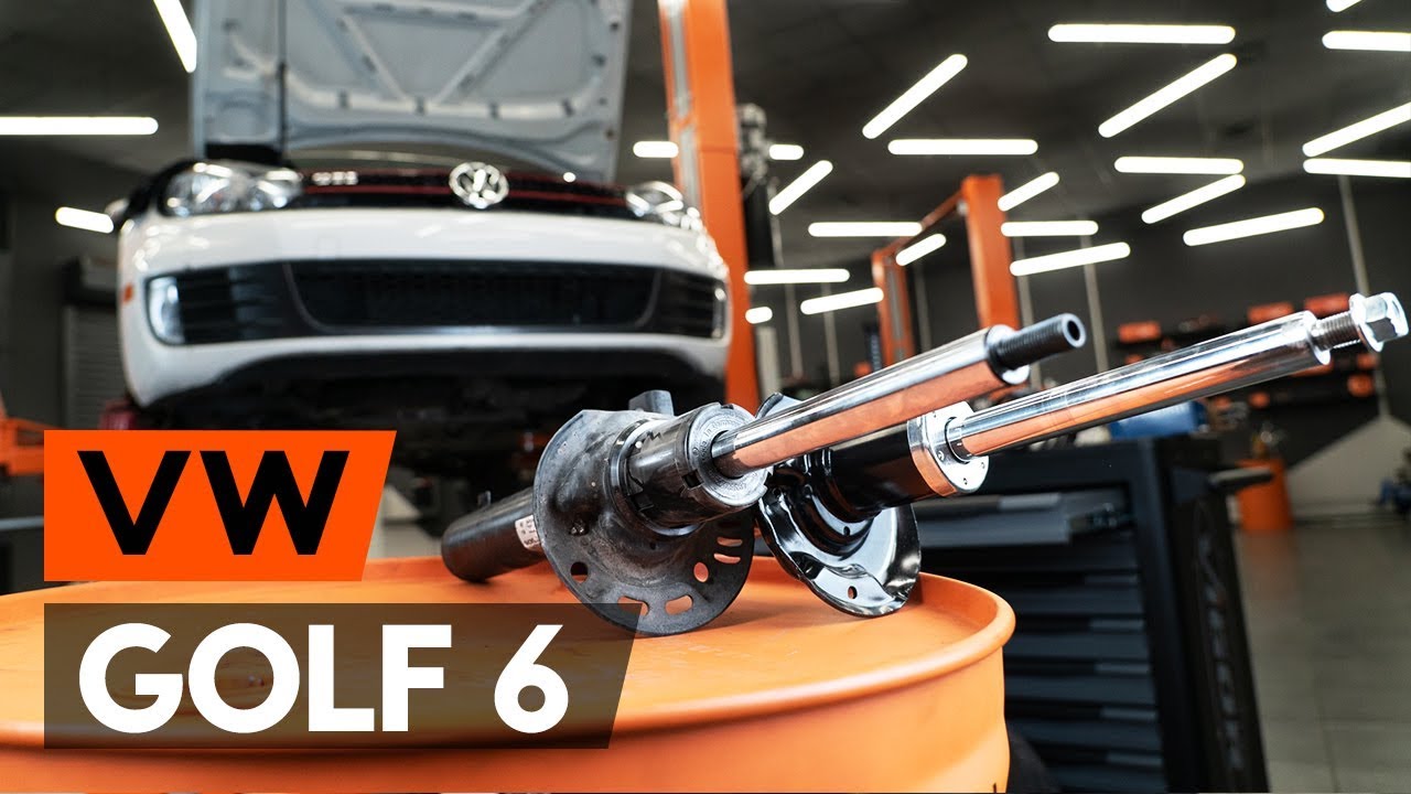 Remplacement d'une jambe d'amortisseur avant sur une VW GOLF 6 (5K1) [TUTORIEL AUTODOC]