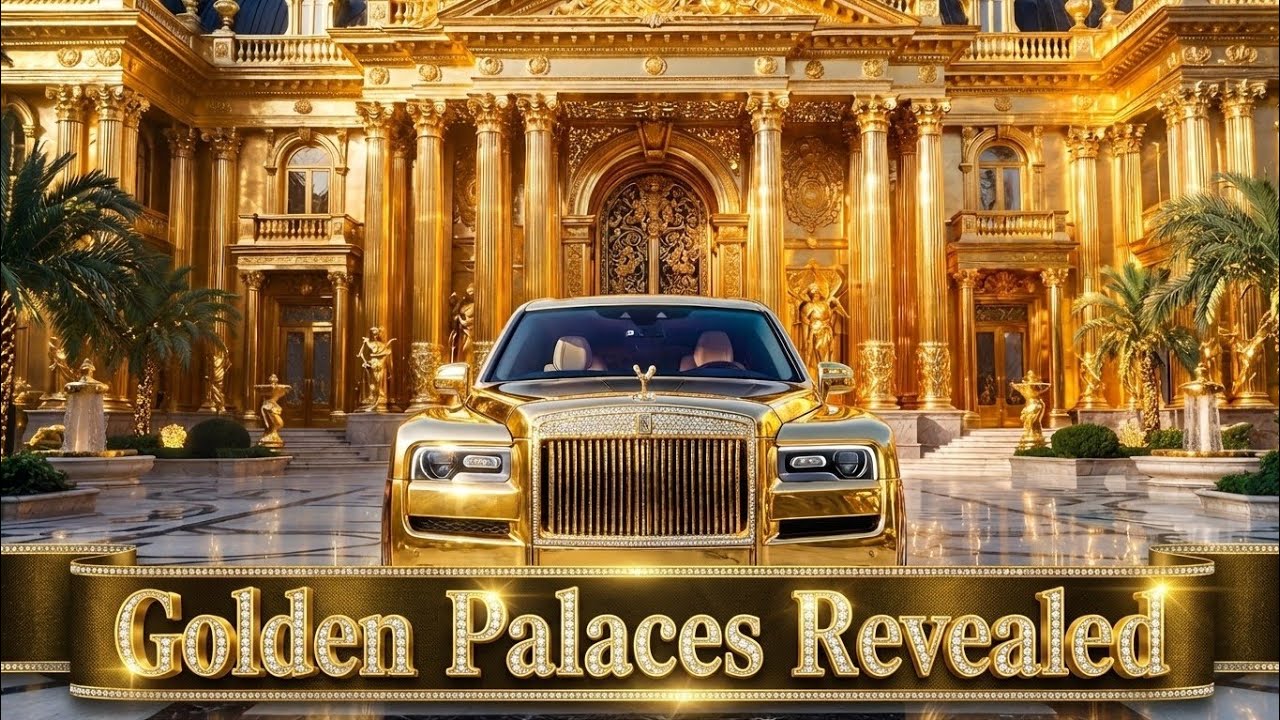 Inside the World’s Most Luxurious Golden Palaces | Billionaire Lifestyle & Ultra-Opulent Mansions