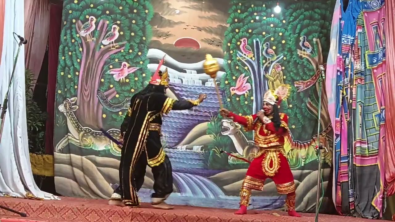 (Part 67) श्री रामलीला समिति (ग्राम सभा रसड़ा–अयोध्या) श्री हनुमान जी फल खाते हैं