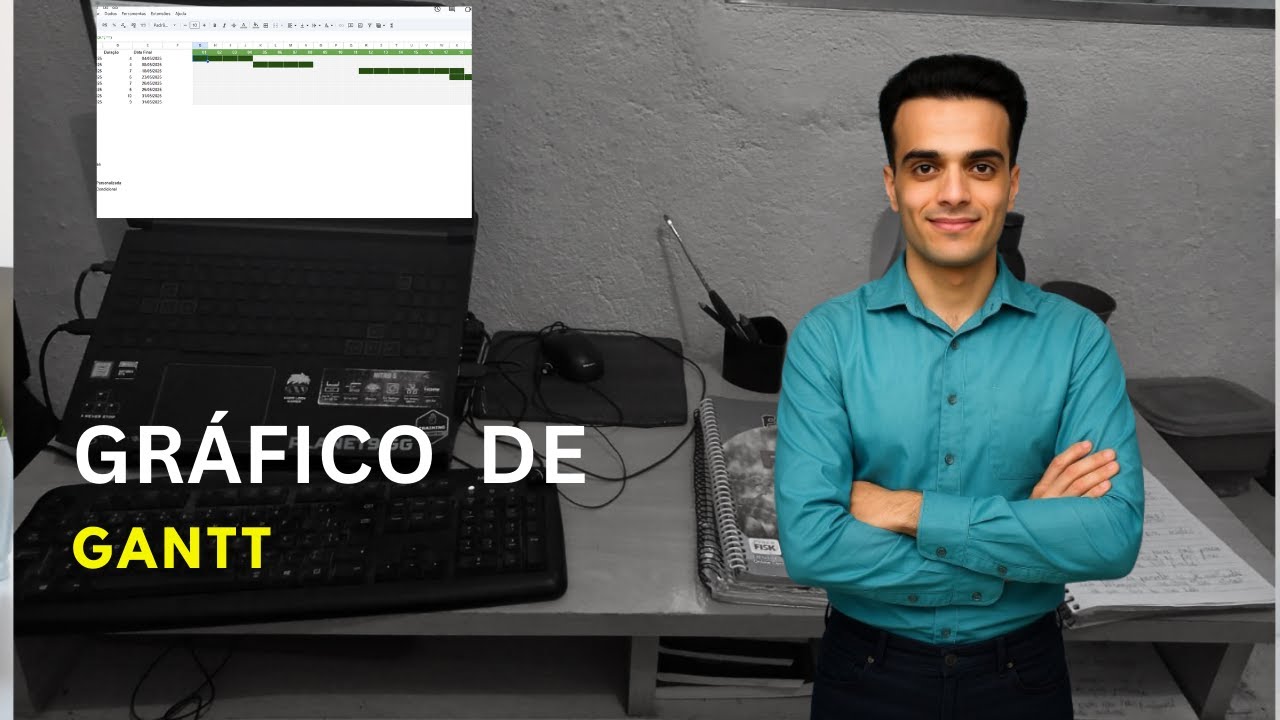 Aprenda  Criar  gráfico  de  gantt  no Google  Sheets