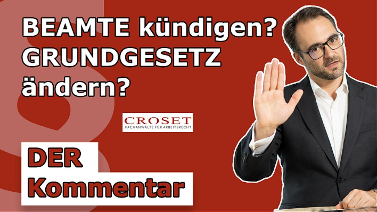 Können Beamte per Gesetzänderung gekündigt werden? #arbeitsrecht #beamtenrecht #schularick