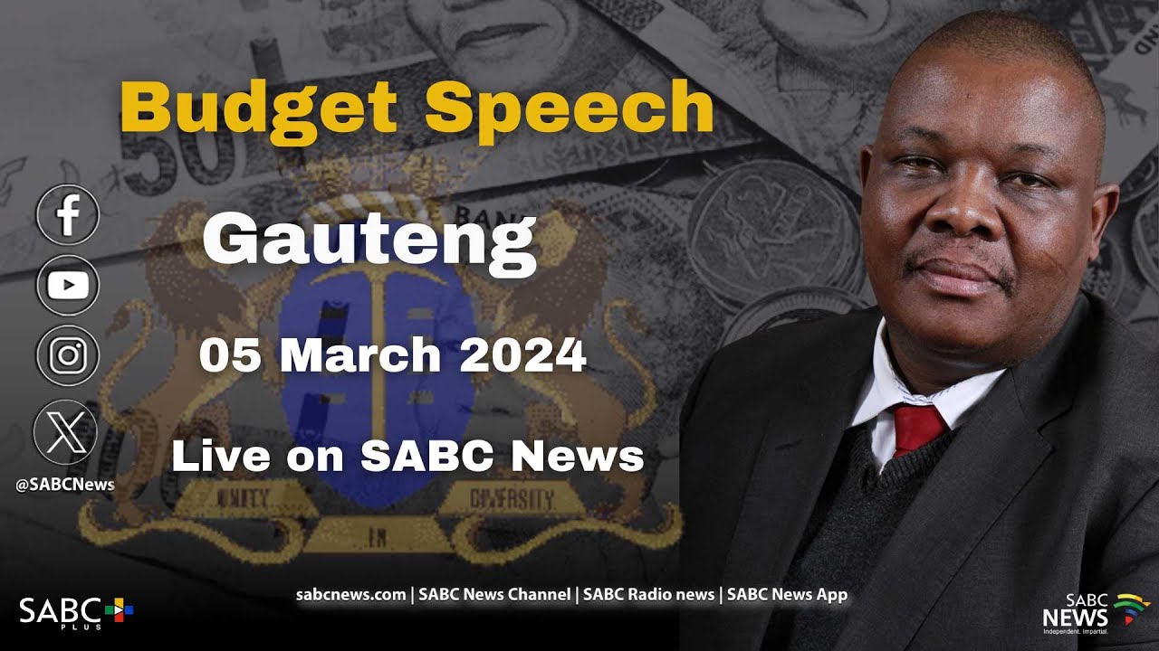 Gauteng Budget Speech 2024