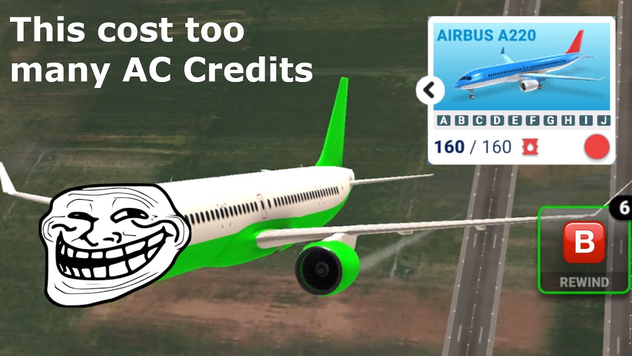 I Got the A220 and do terrible things to it - Charter Flights (Airline Commander)