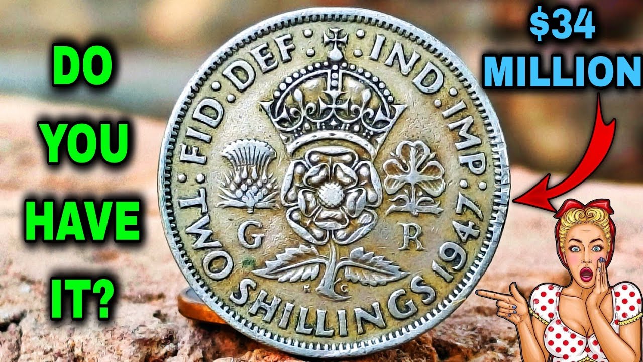 Top 5 UNBELIEVABLE VALUE of UK Two Shilling Coin Could Make You Rich-Look for Rare UK Shilling Coins