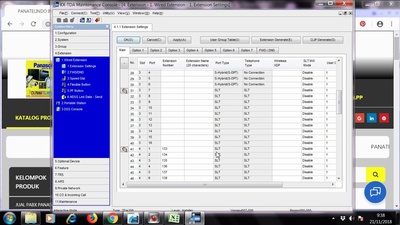 TUTORIAL PROGRAM KX TDA100 600 KOMPLIT
