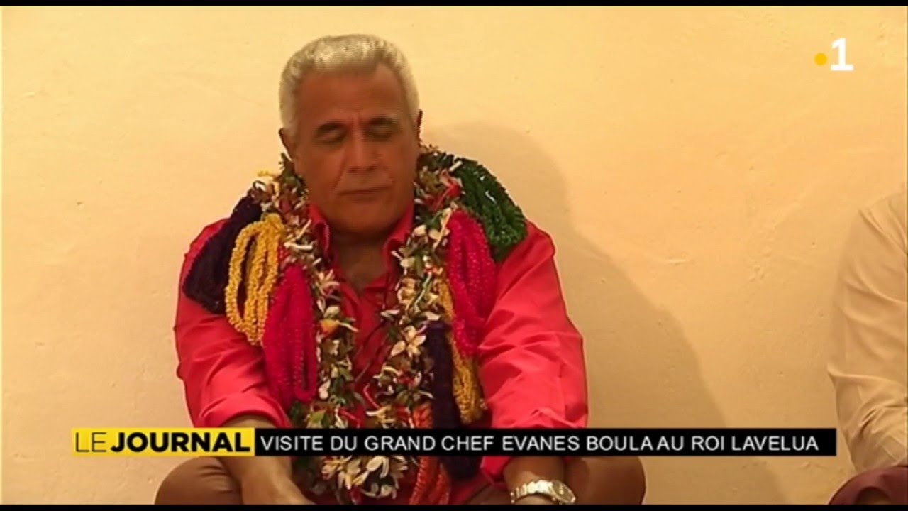 Visite du grand chef Evanes Bula au roi Lavelua