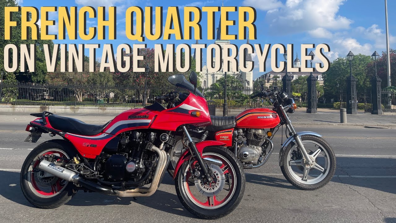 Vintage Motorcycles, Café Du Monde, & Jazz: An Early Morning Adventure in New Orleans #cb400 #gpz