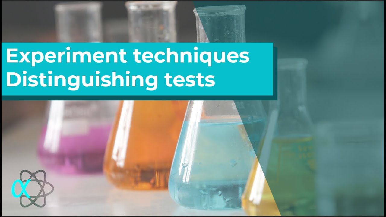 Reflux, Distillation and Distinguishing tests