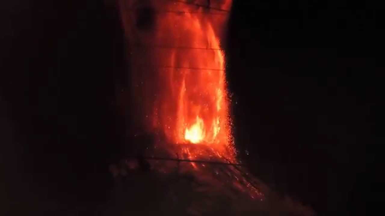 Volcan Villarrica, erupcion 2015 Full HD, el mejor registro