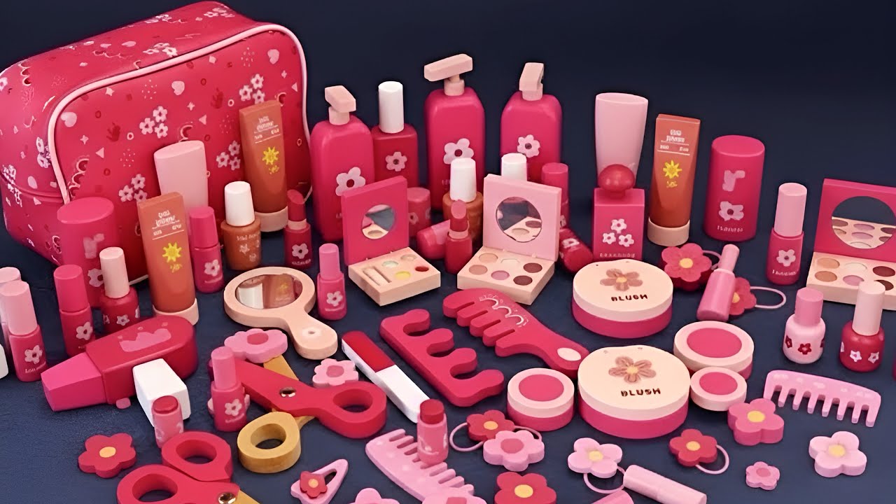 【ASMR】🌳木のおもちゃメイク、エステ🌳まとめ2時間Wooden toy make up,este 8min