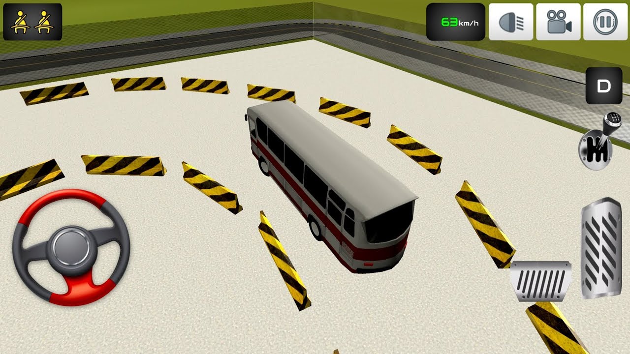 Realistic Bus Parking 3D (by Zirzop Games) Android Gameplay [HD]