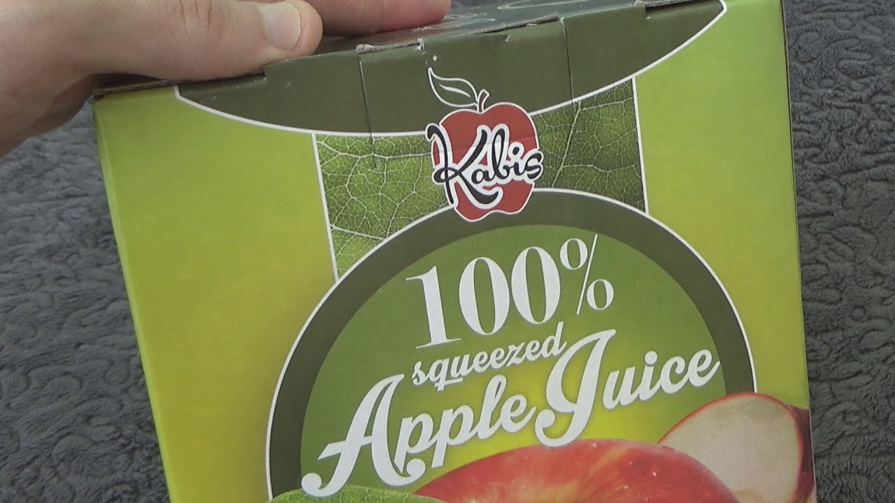 Kabis 100% Squeezed Apple Juice 3 L Unboxing and Test