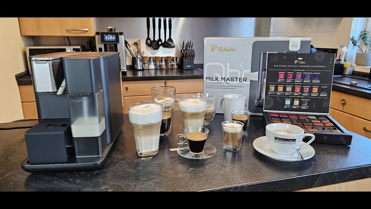 Tchibo Qbo MILK MASTER - Kapselkaffeemaschine mit automatischen Milchaufschäumer - TEST