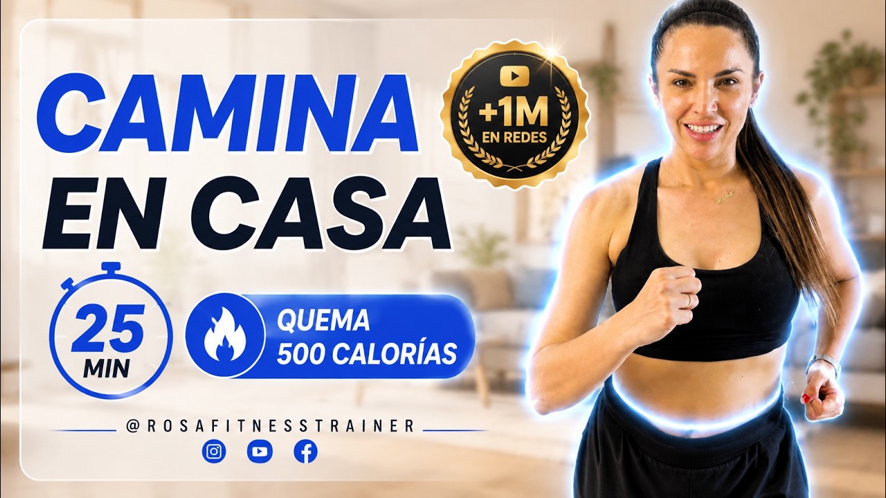 Camina en Casa y Pierde Peso Rápido con esta SUPER Rutina| 500 KCAL | Remix RETRO 💣🔝