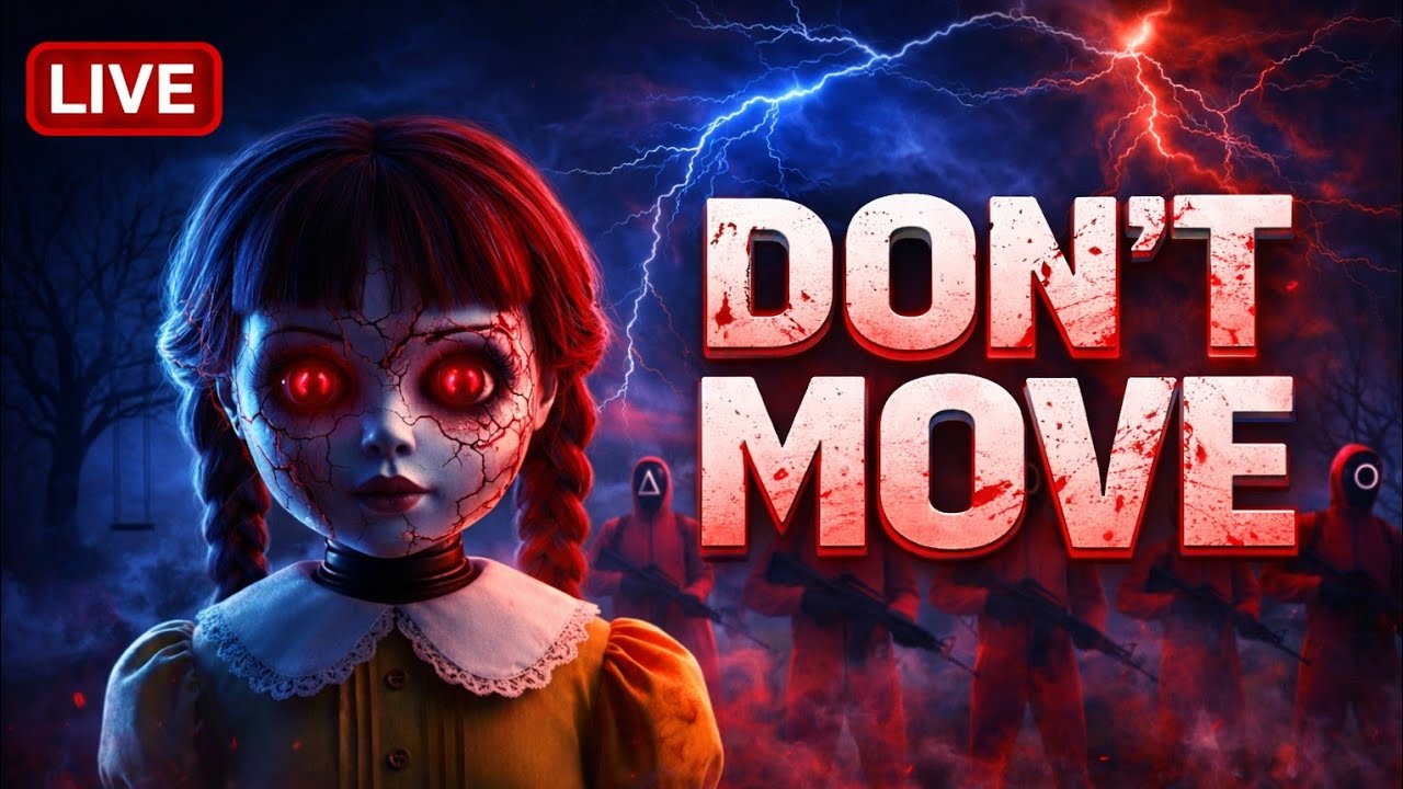 Squid game live 🔴Don't move or die game play 🤯 #squidgame  #squid #live #virallive