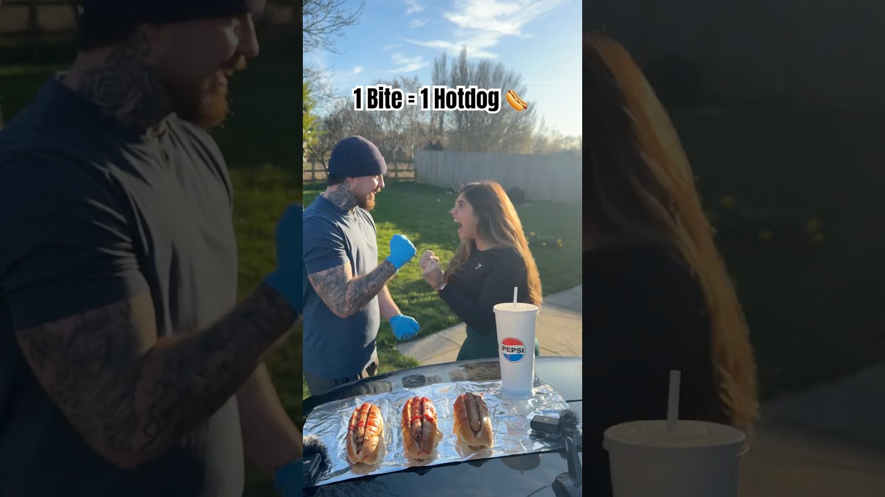 Hot Dog Food Challenge | Rock Paper Scissors Eating Competition 🌭🔥