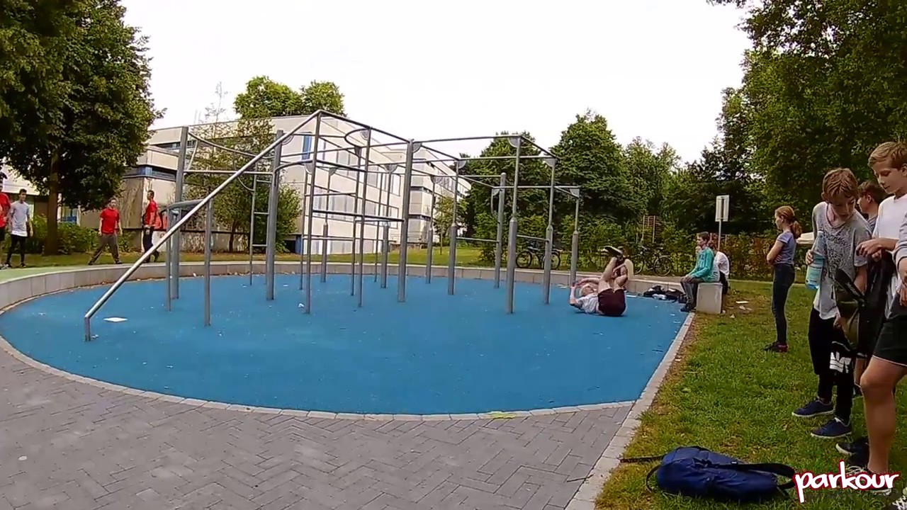 Parkouranlage Gelsenkirchen Kussweg - Eröffnungsshow