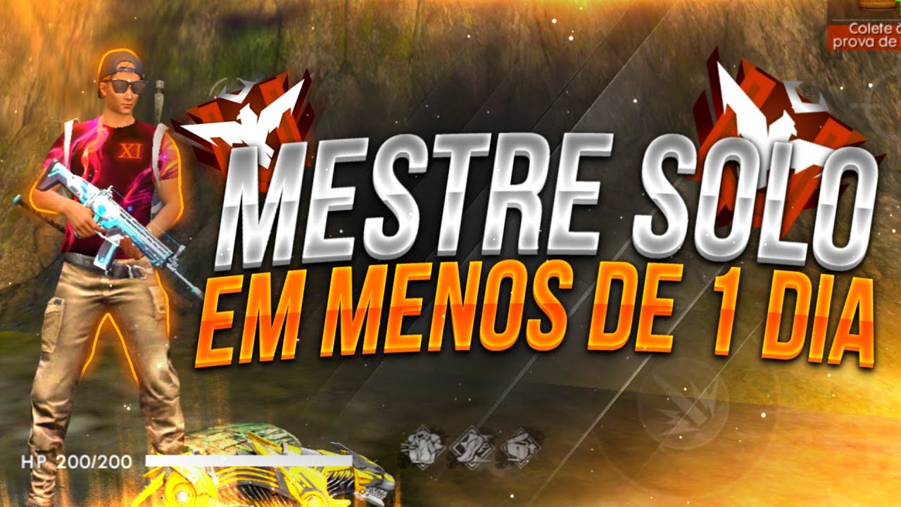 MELHOR ESTRATÉGIA PARA PEGAR MESTRE RÁPIDO SEM MORRER NO COMEÇO NO FREE FIRE