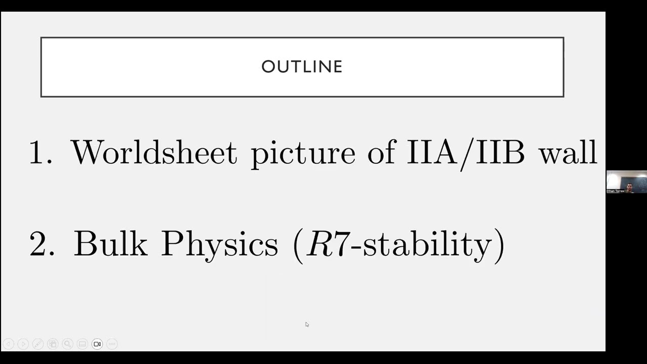 Ethan Torres (CERN): GSO Defects, IIA/IIB Walls, and a Surprisingly Stable R7-Brane