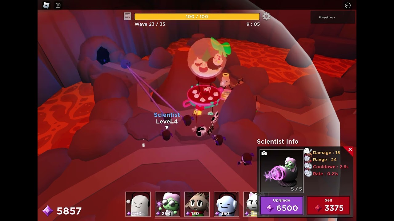 Tower heroes Volcano Valley (old) medium solo challenge mode speedrun (17m:54s)