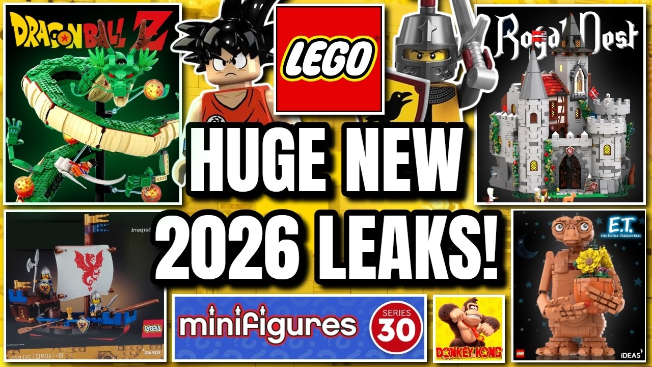 НОВЫЕ УТЕЧКИ LEGO! (Icons, Ideas, CMF, Промо, F1 и МНОГОЕ ДРУГОЕ!)