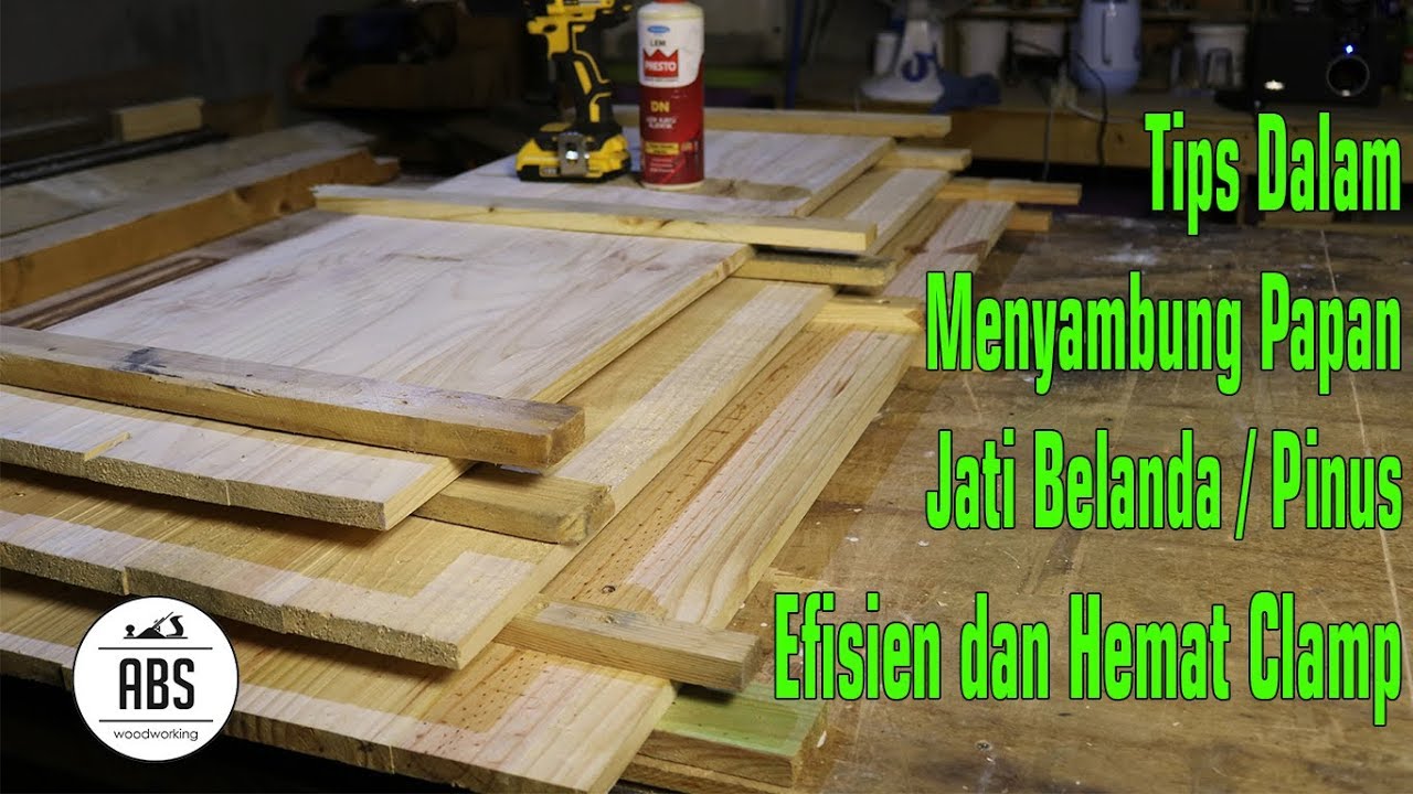 Tips Menyambung Papan Jati Belanda / Palet Bekas