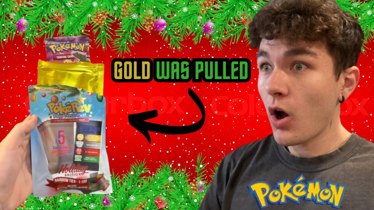 Opening The New Limited Edition Holiday PokeRev Packs! Can We Pull The Rainbow Tier?!?