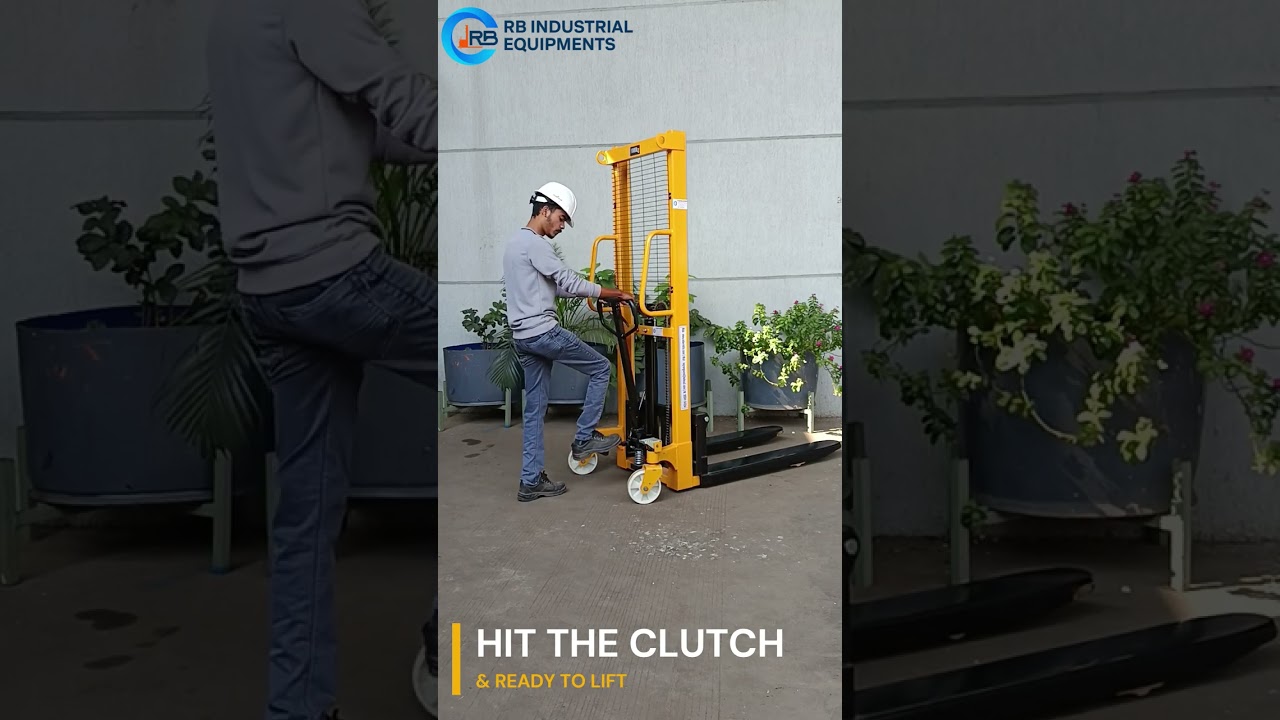 RB.105-Hyd Manual Stacker| RB Industrial Equipments Material Handling Solutions