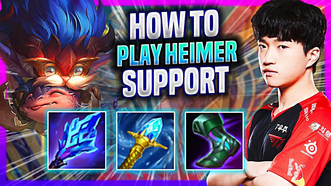 LEARN HOW TO PLAY HEIMERDINGER SUPPORT LIKE A PRO! - T1 Keria Plays Heimerdinger Support vs Amumu! |