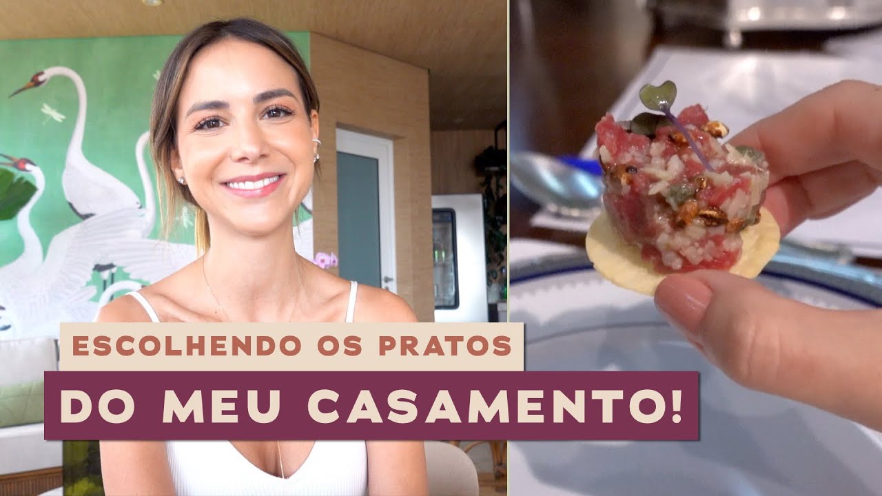 Degustação do MENU DO CASAMENTO