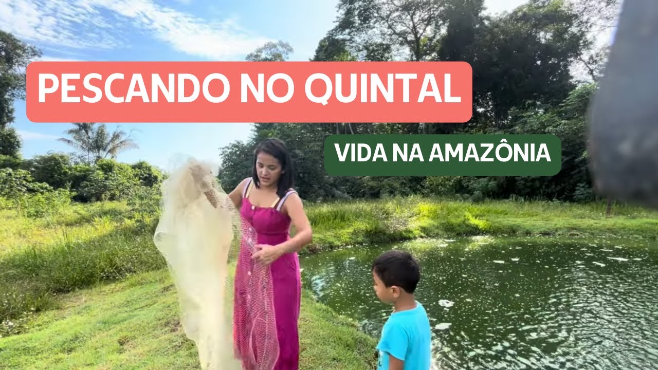 Aprendendo a PESCAR DE TARRAFA no AMAZONAS - Vlog