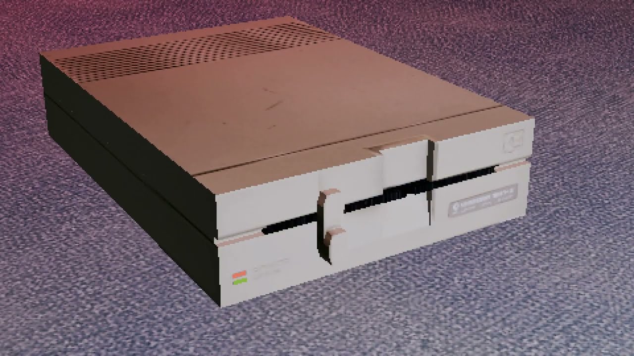 Commodore 1541-II Blender Animation