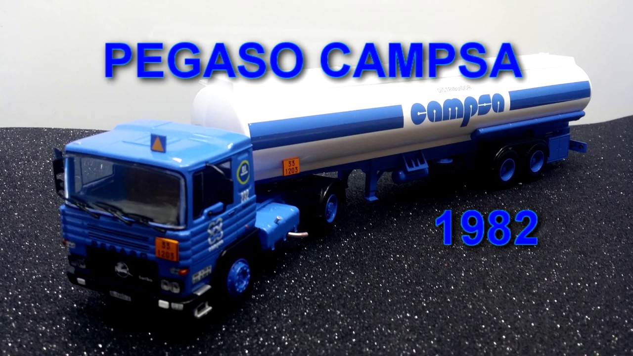 UNBOXING PEGASO  BOCANEGRA 1231 T CAMPSA 1982 SCALE 1:43 COLECCION SALVAT Nº3