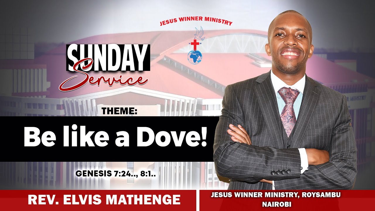 BE LIKE A DOVE - ( GENESIS 7:24, GENESIS 8:1...,  1 KINGS 17:4, MATTHEW 3:16)