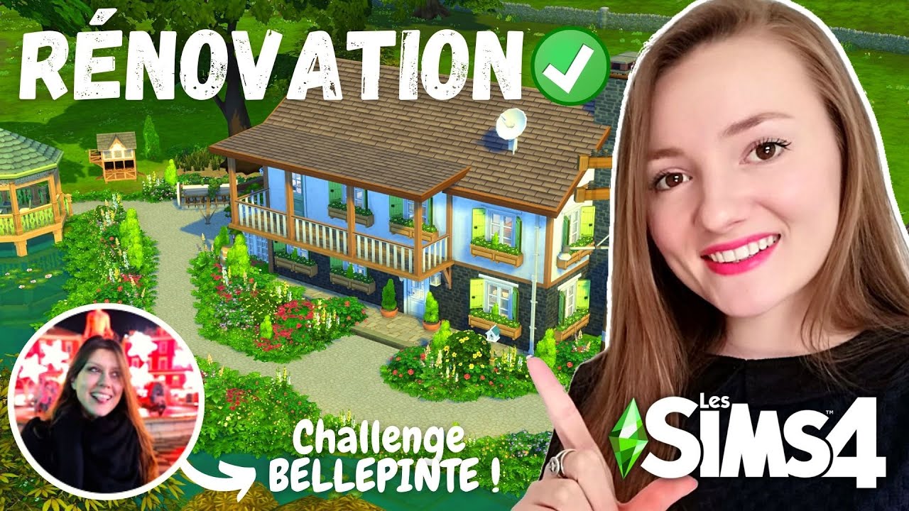 Rénovation Challenge BellePinte 🌿 Les Sims 4