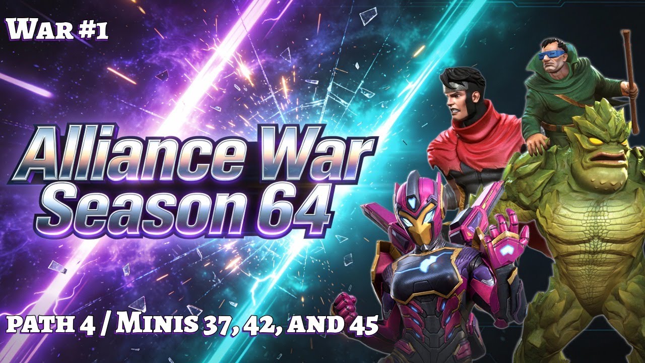 MCOC Alliance War is BACK!! – Ironheart, Wiccan & Moleman Return After the Long Break | S64 W1