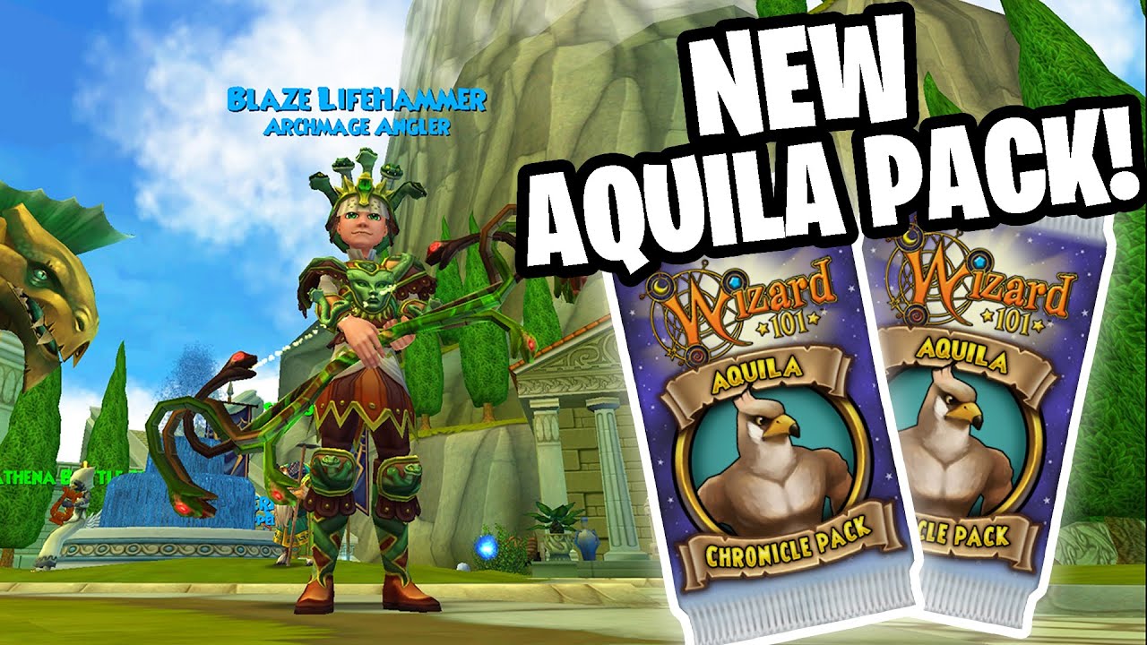 Wizard101: Открытие набора Aquila Chronicle за 25 тыс. крон.