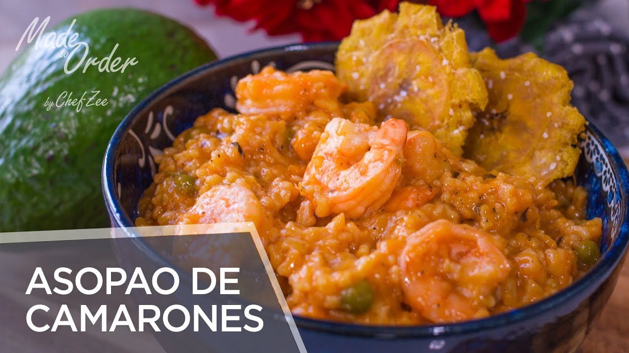Asopao de Camarones | Shrimp Jambalaya | Dominican Recipes | Made To Order | Chef Zee Cooks
