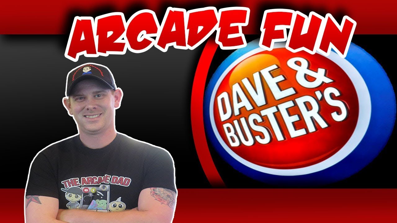 Dave and Busters Arcade Fun! Winning arcade game jackpots and tickets