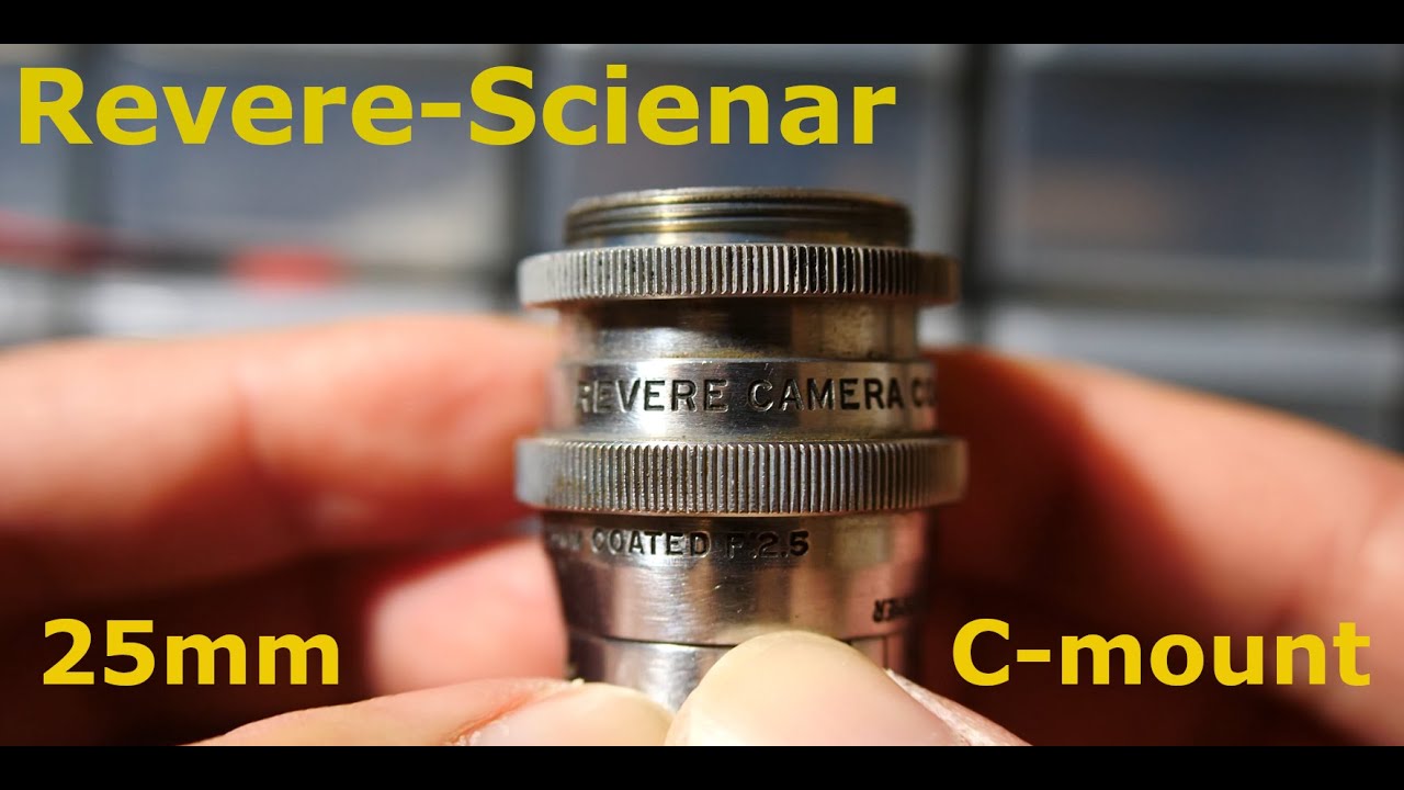 Trying out vintage c-mount Revere-Scienar Anastigmat 25mm (indoor pics only)