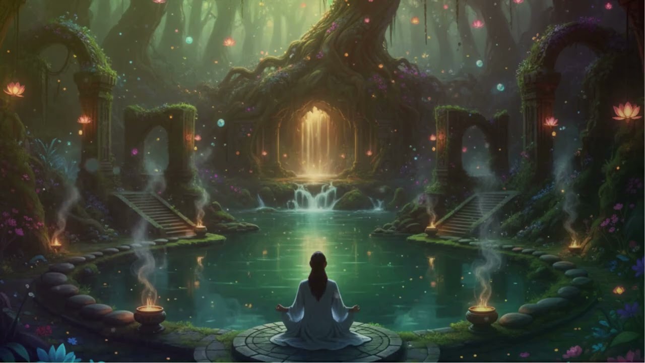 Instant Sleep & Calm: Mystical Water Sounds with Healing Frequencies