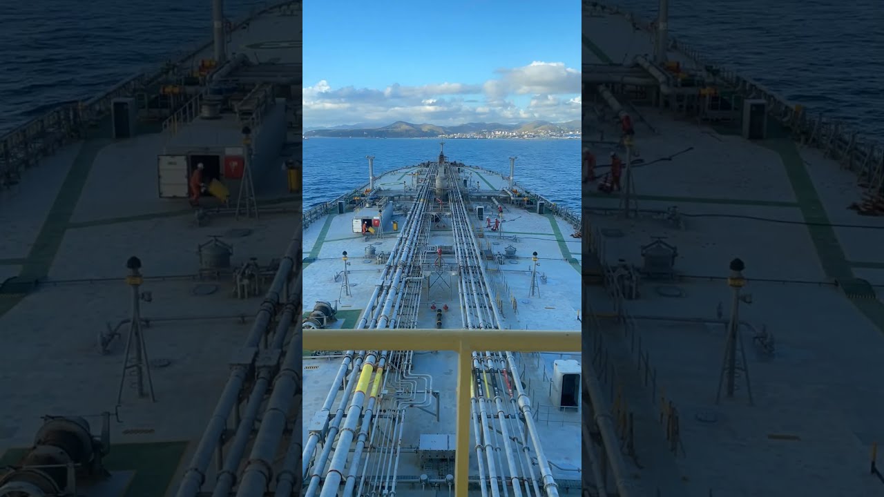Oil Tanker  #ship #mooring #sea #seaman #seamanslife #tanker #timelapse #nature